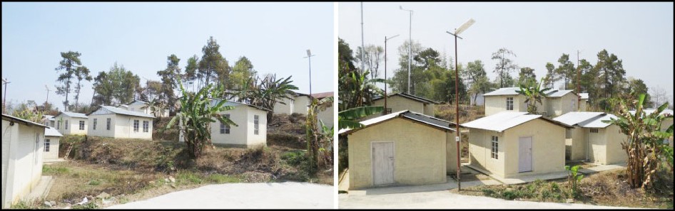 The Integrated Housing & Slum Development Project at Kezocha town under Kohima district inaugurated by Advisor Dr Neikiesalie (Nicky) Kire on March 17. (DIPR Photo)